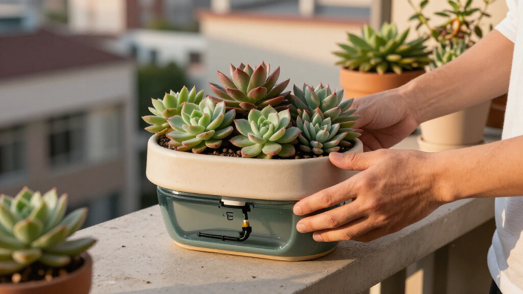 best self-watering flower planters