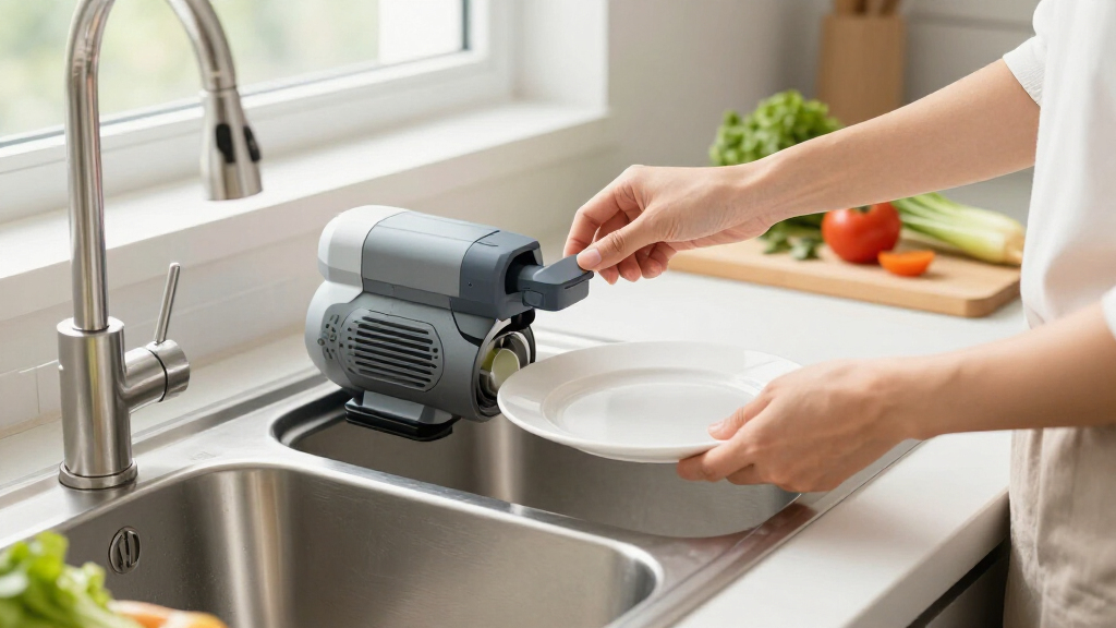 garbage disposal with quiet motor