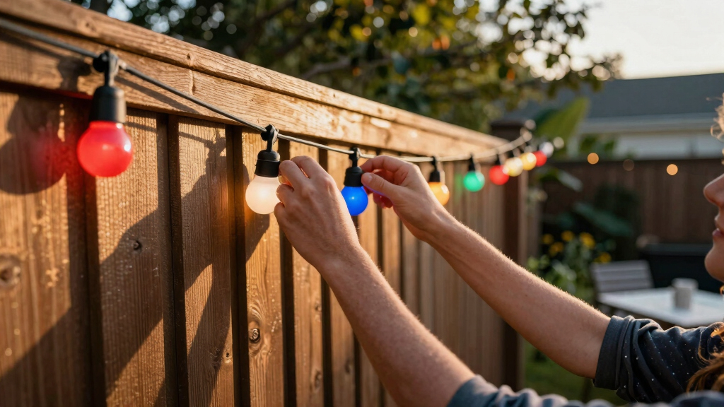 patriotic outdoor string lights