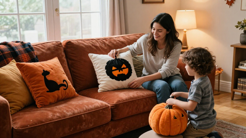 Halloween decorative pillows