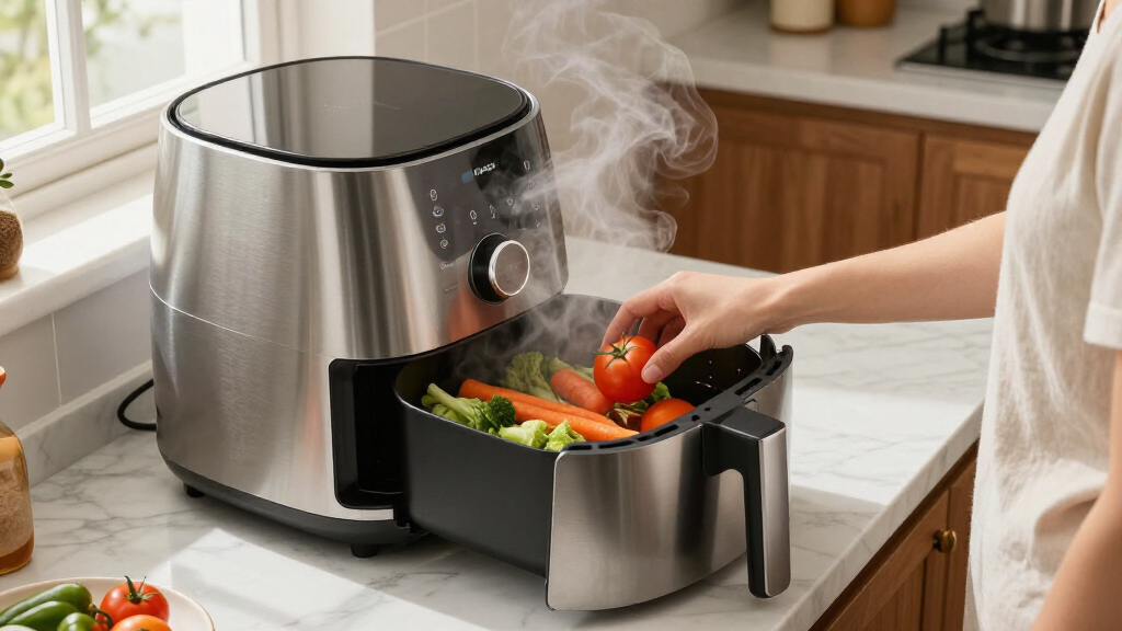 premium air fryer steam combo