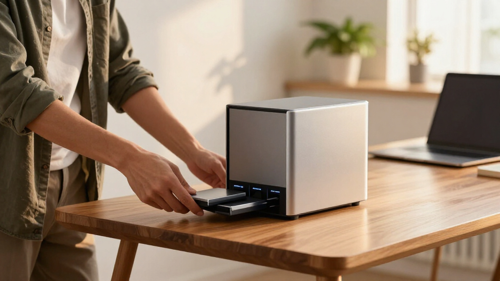 Secure NAS for startup data backup