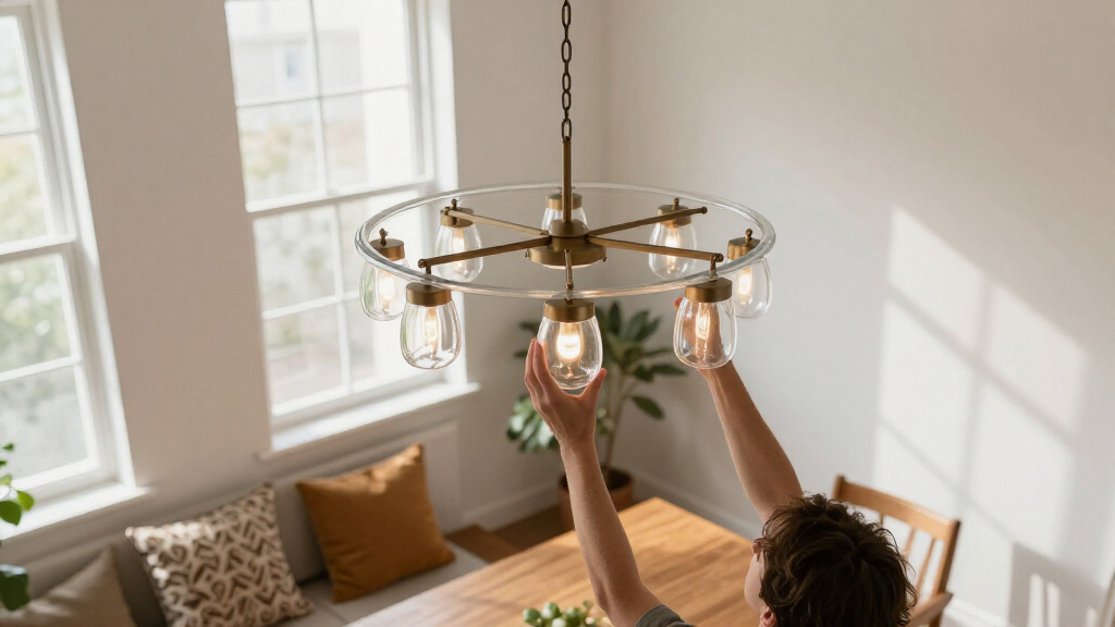modern chandelier