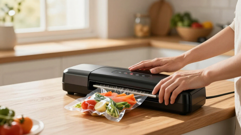 commercial vacuum sealer with double seal bar