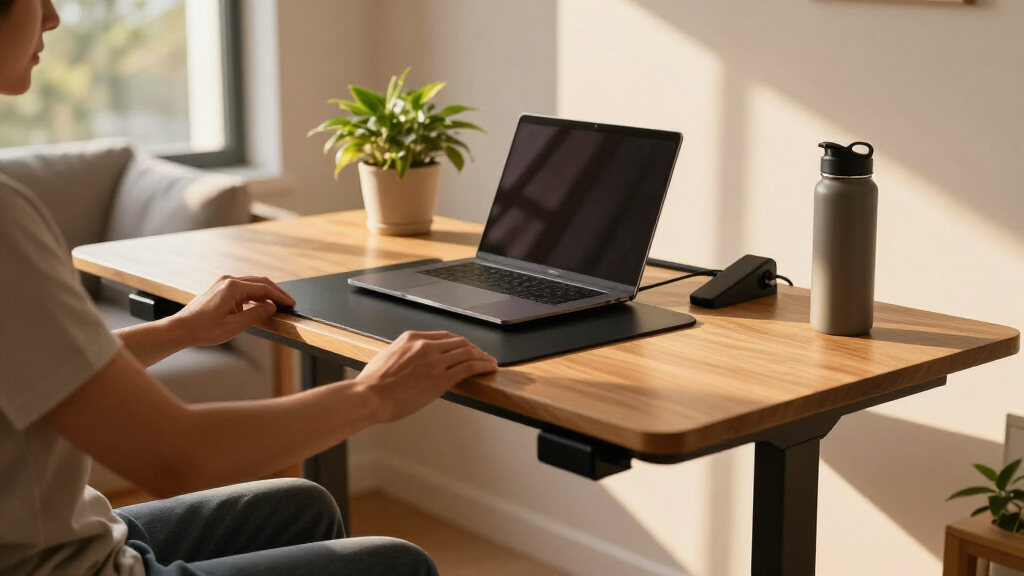 adjustable standing desk converters