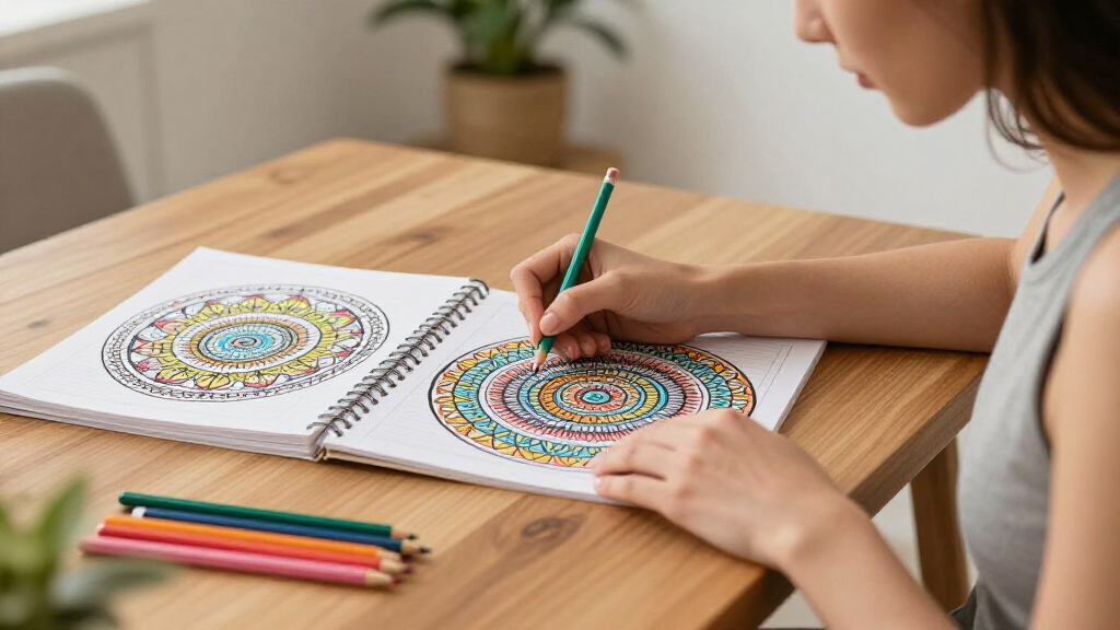 stress relief adult coloring books