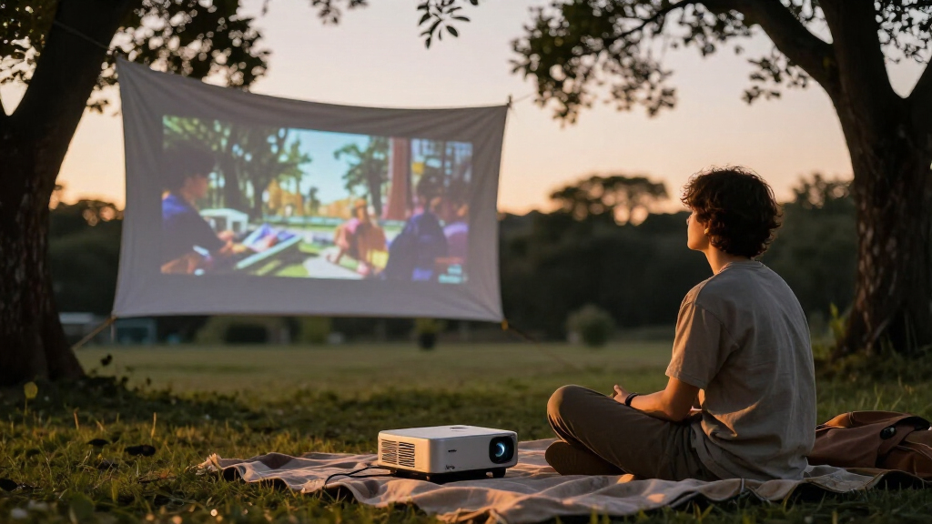 best portable projectors for outdoor movies