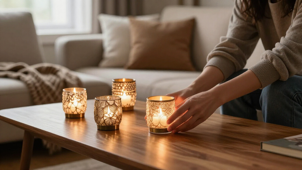 decorative LED candle holders
