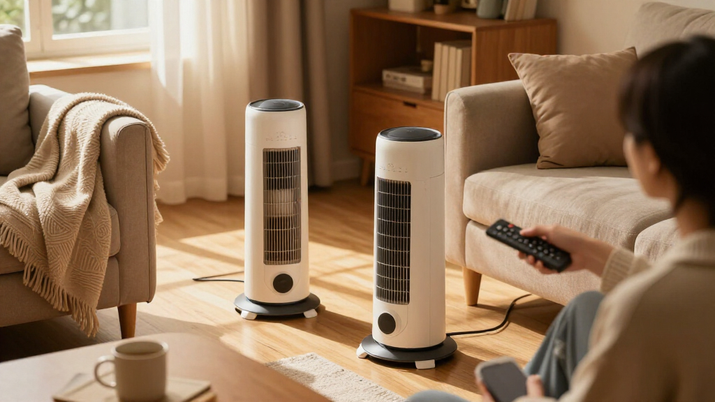 ceramic tower heaters with remote