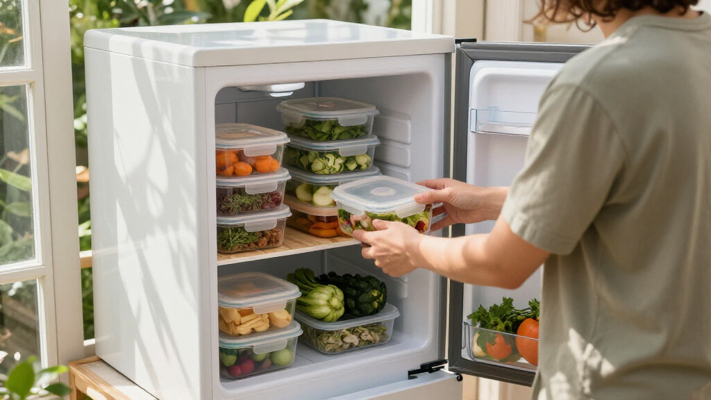 best chest freezer organizer system for meal prep