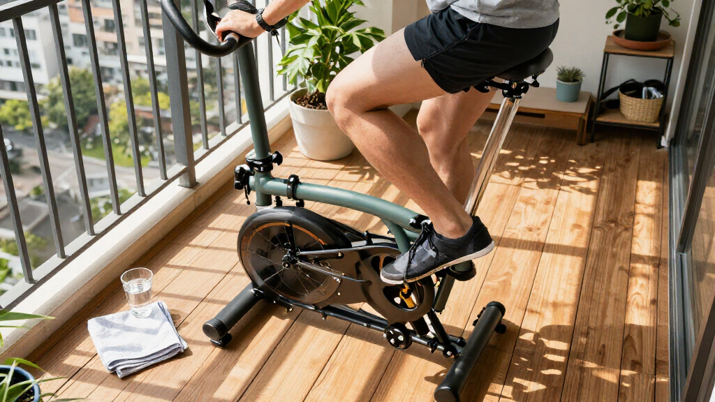 folding exercise bikes