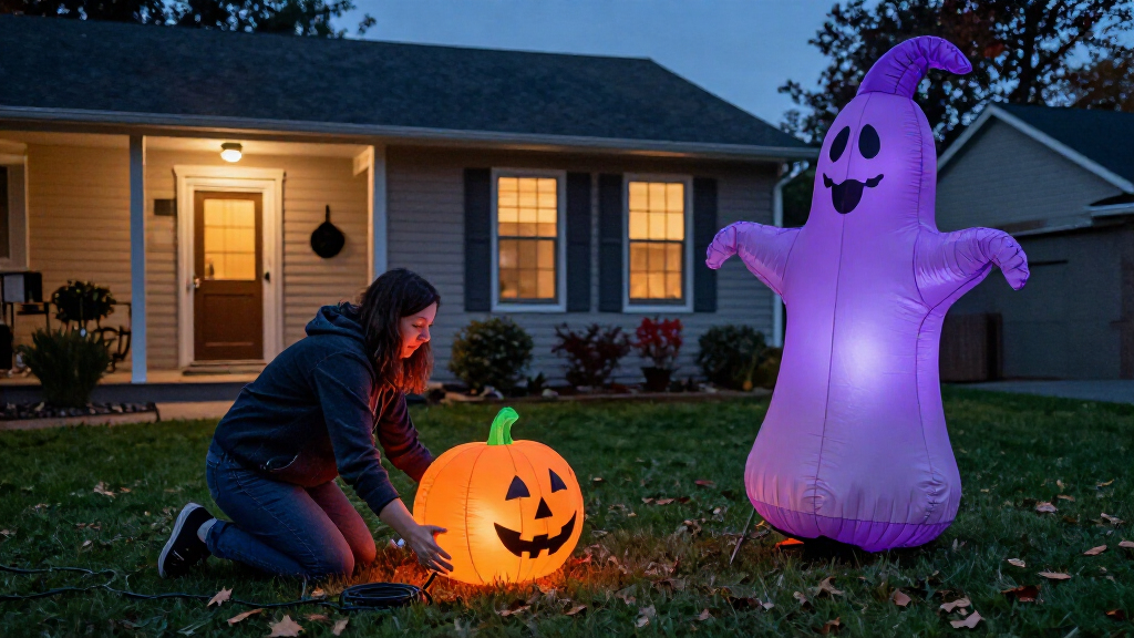 halloween outdoor inflatables