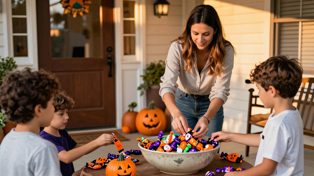 Halloween candy bowls