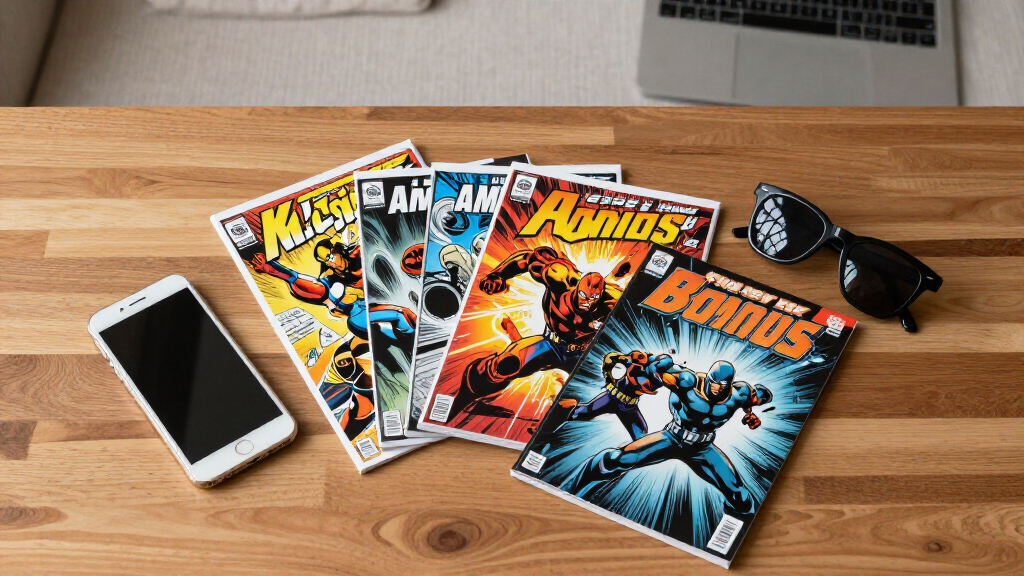 action comic books