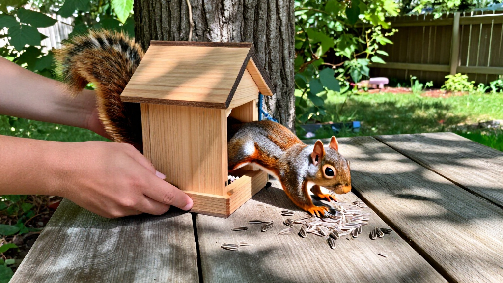 squirrel feeder