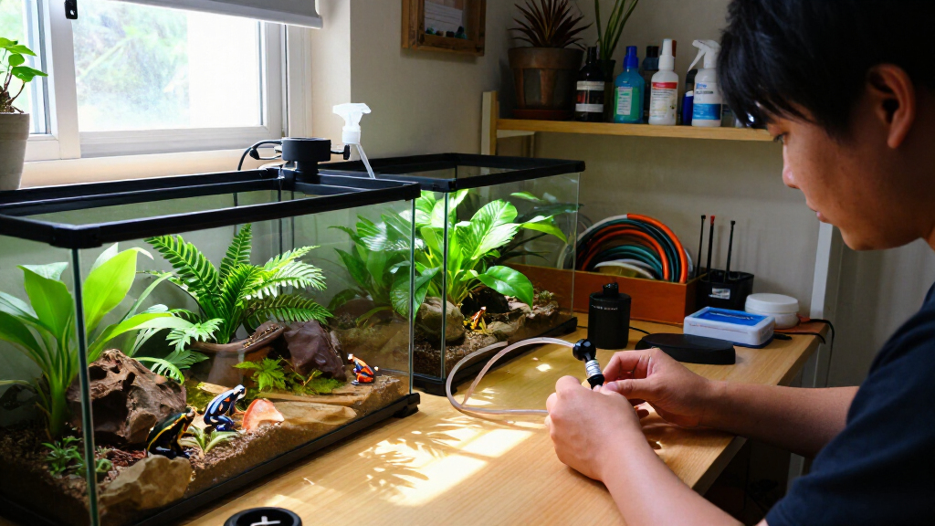 best reptile mister systems for dart frogs
