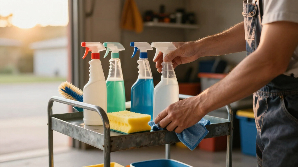 best garage utility shelving for cleaning gear