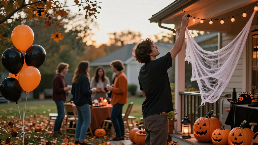 Halloween party decorations
