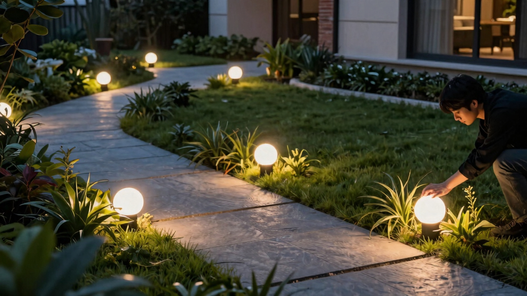 smart outdoor garden lighting