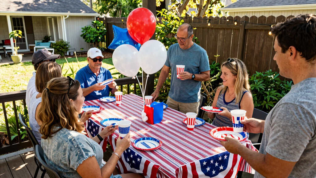 patriotic outdoor party supplies