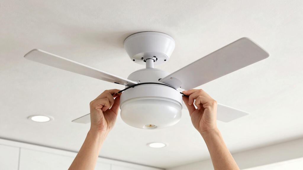 small ceiling fan with light