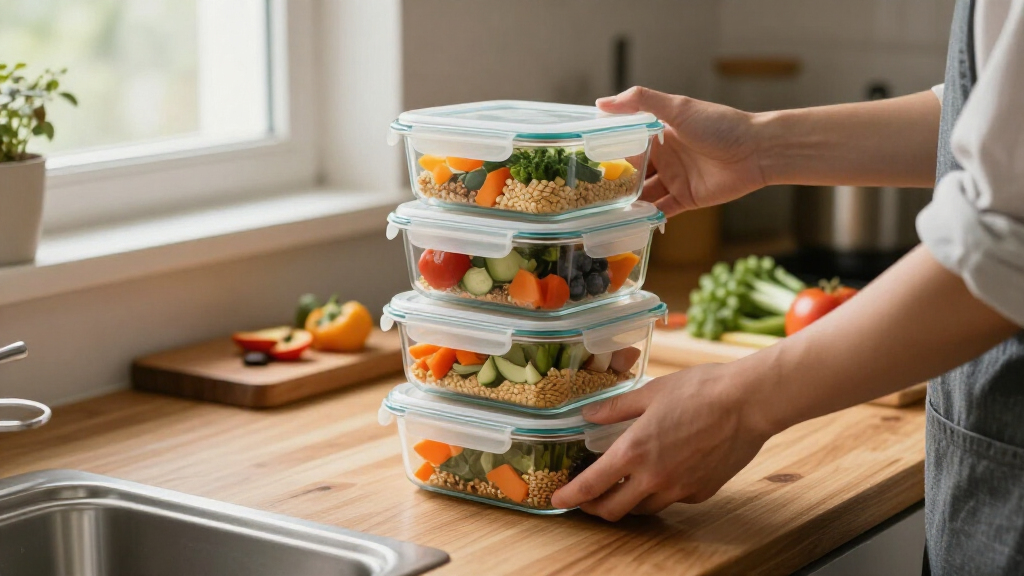 meal prep containers glass