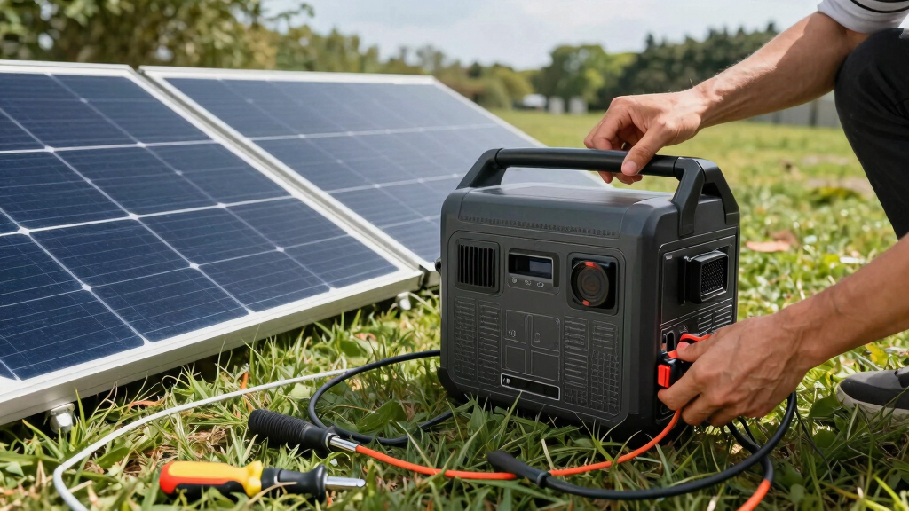 solar generator for outdoor events