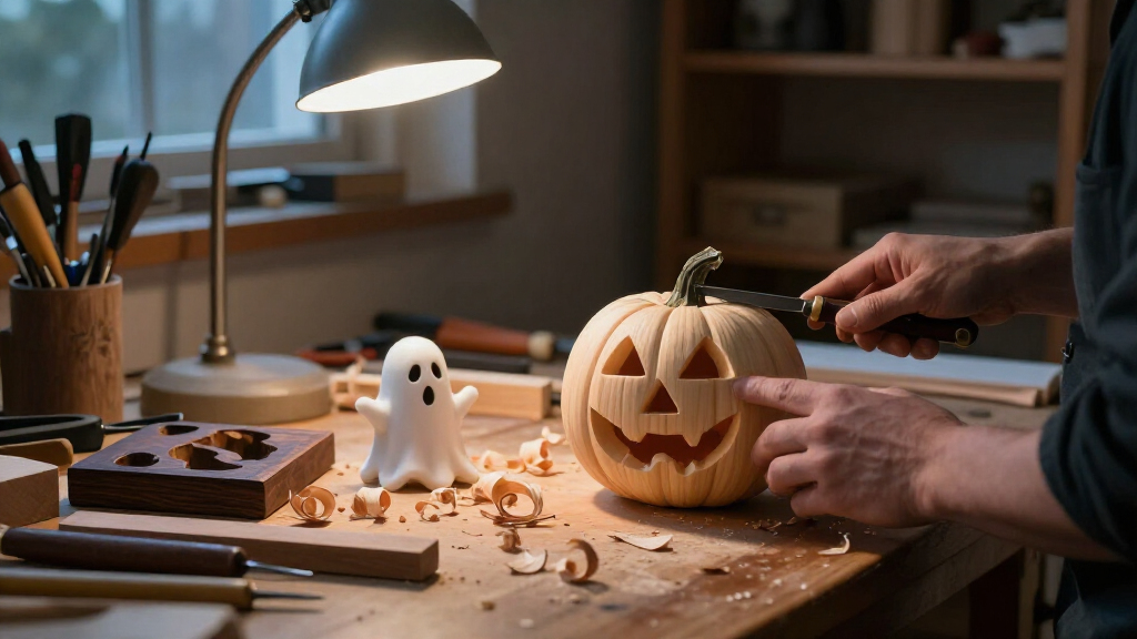 spooky wood carving kits