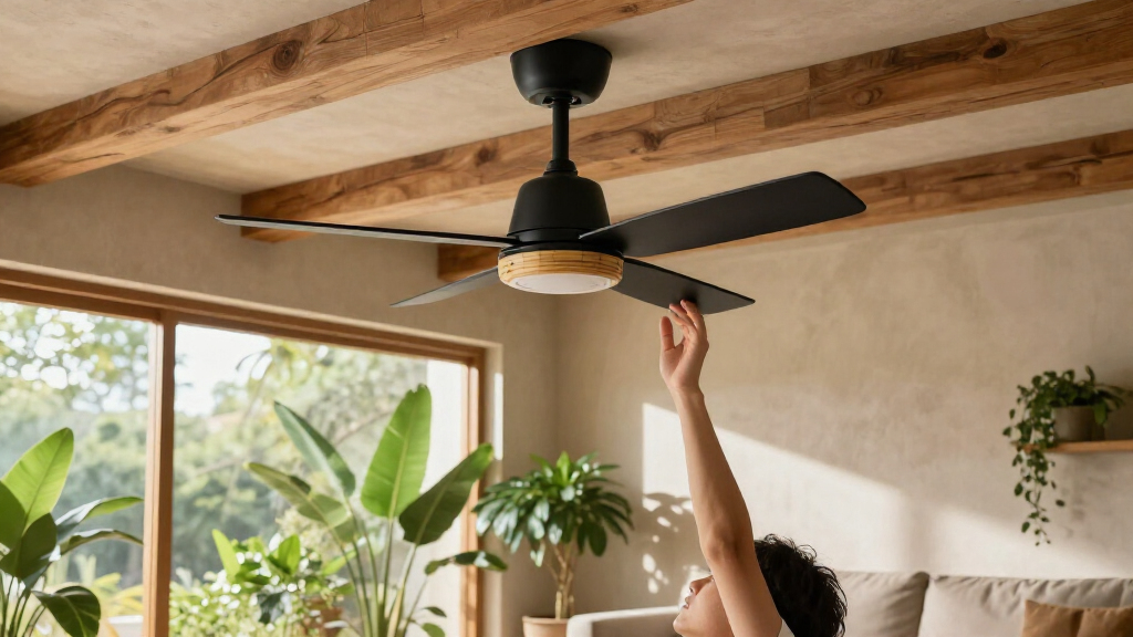 best ceiling fans for modern organic interiors