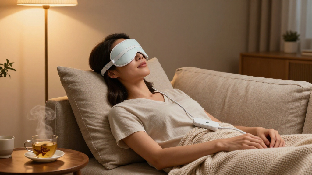 heated massage eye masks