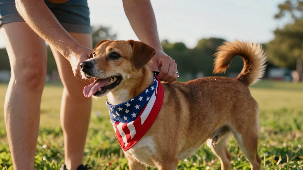 patriotic dog bandanas
