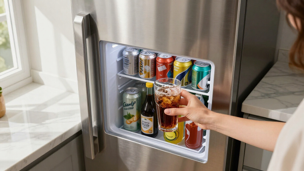 best refrigerator with beverage center