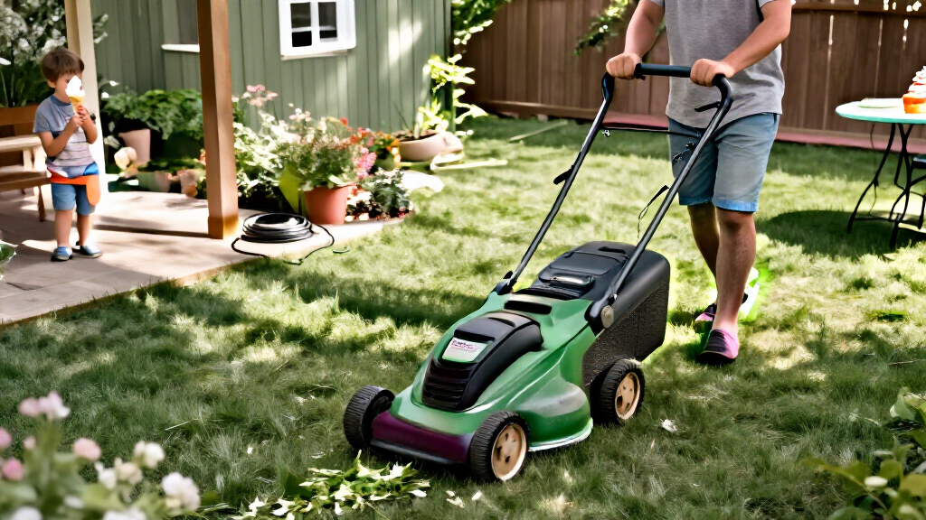 electric lawn mowers under 300
