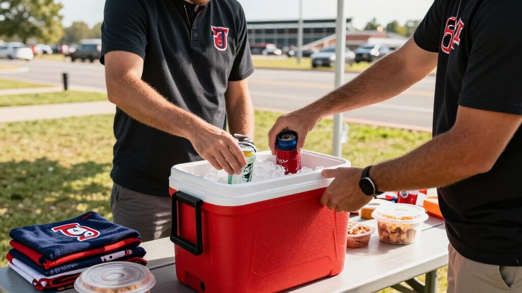 portable tailgating party coolers