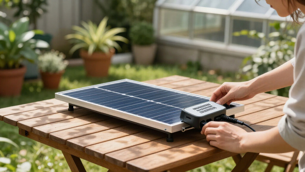 solar panels with charge controller