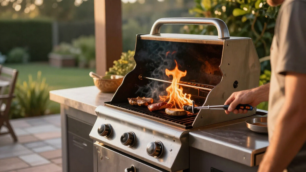 best built-in grills for covered patios