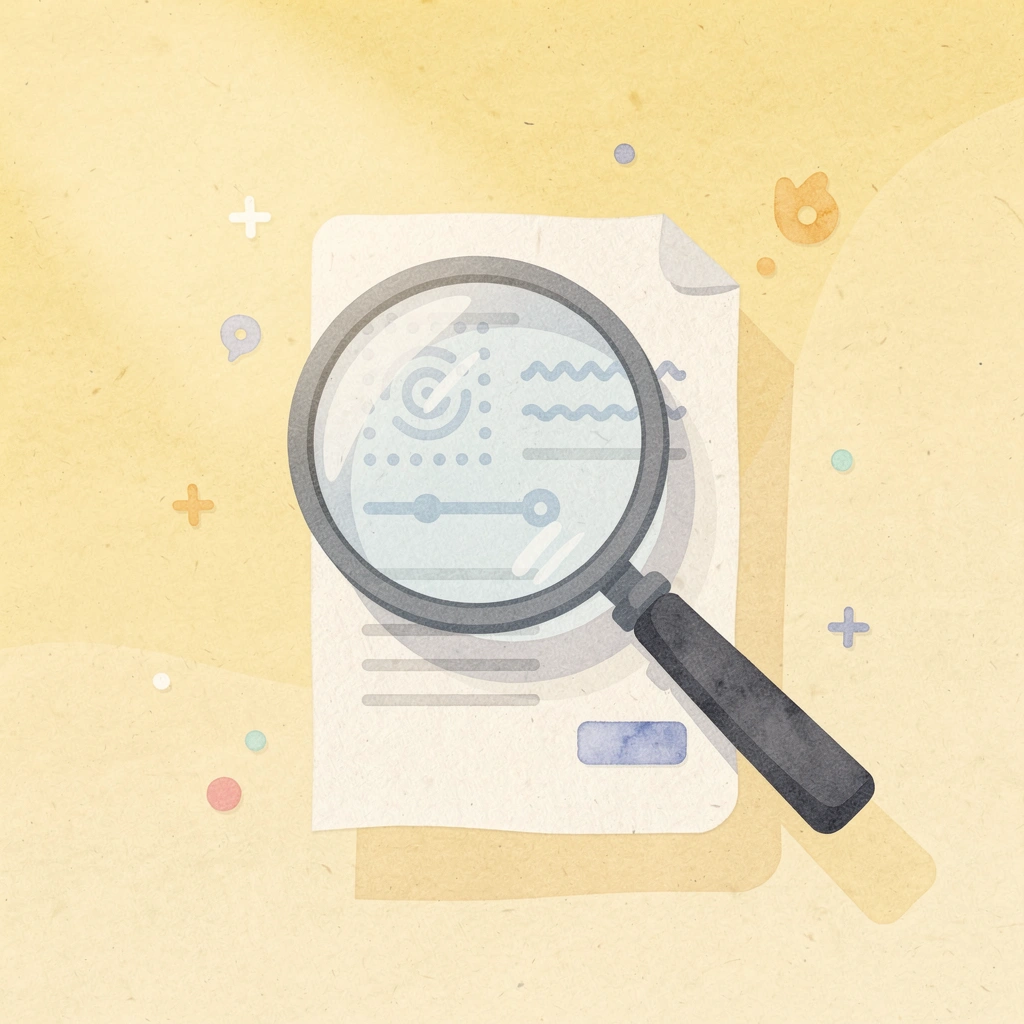 Magnifying glass examining tax documents revealing hidden complexities