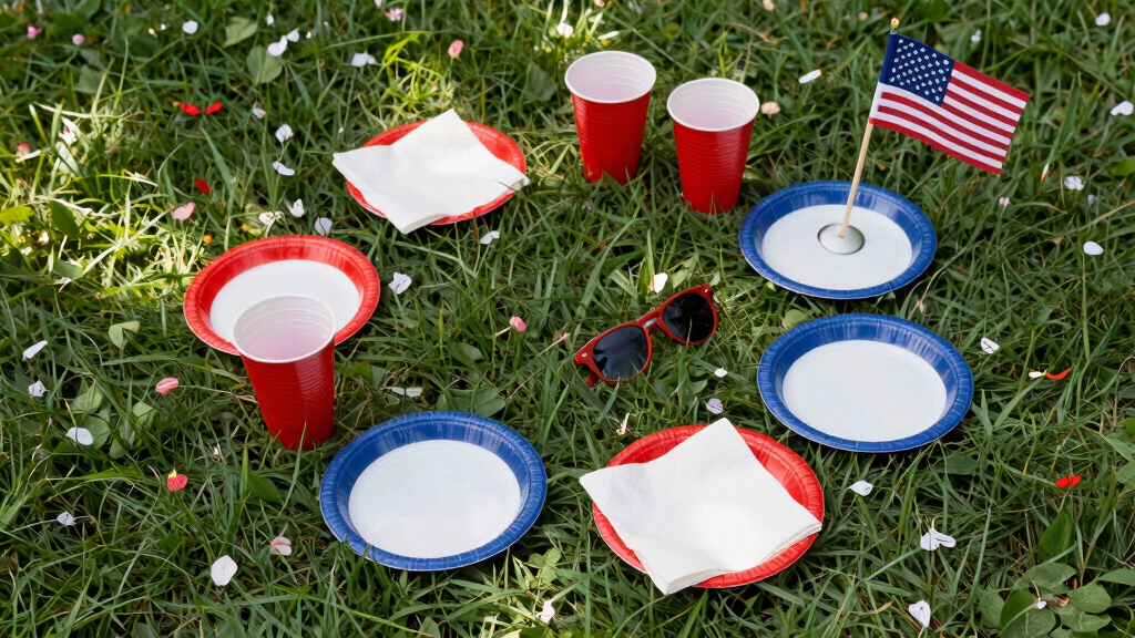 patriotic outdoor party supplies