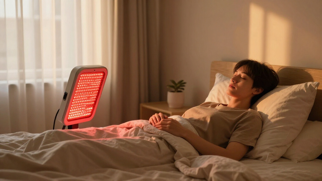 red light therapy panel for bedroom wellness