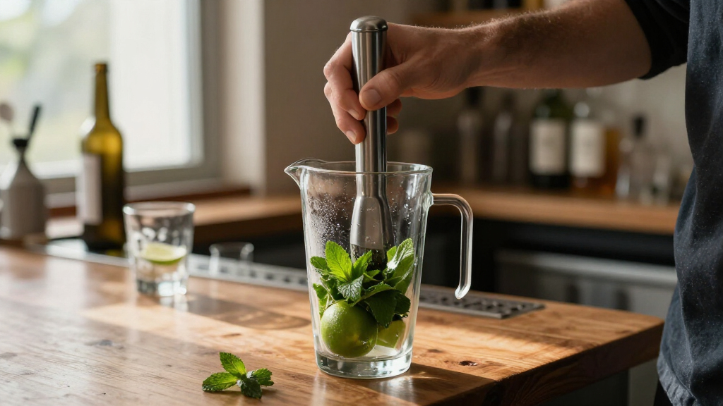 stainless steel muddler heavy