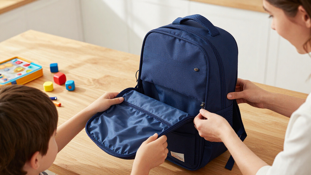 kids' backpack with laptop compartment