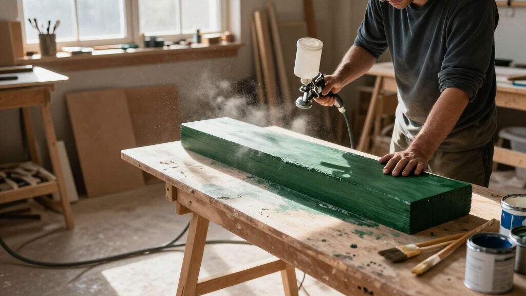 paint sprayers for wooden props