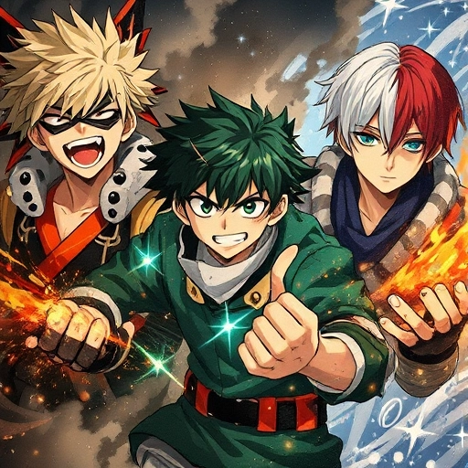 Deku Bakugou Todoroki Remix