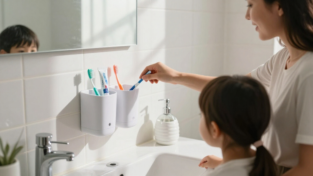 toothbrush sanitizer organizers for families
