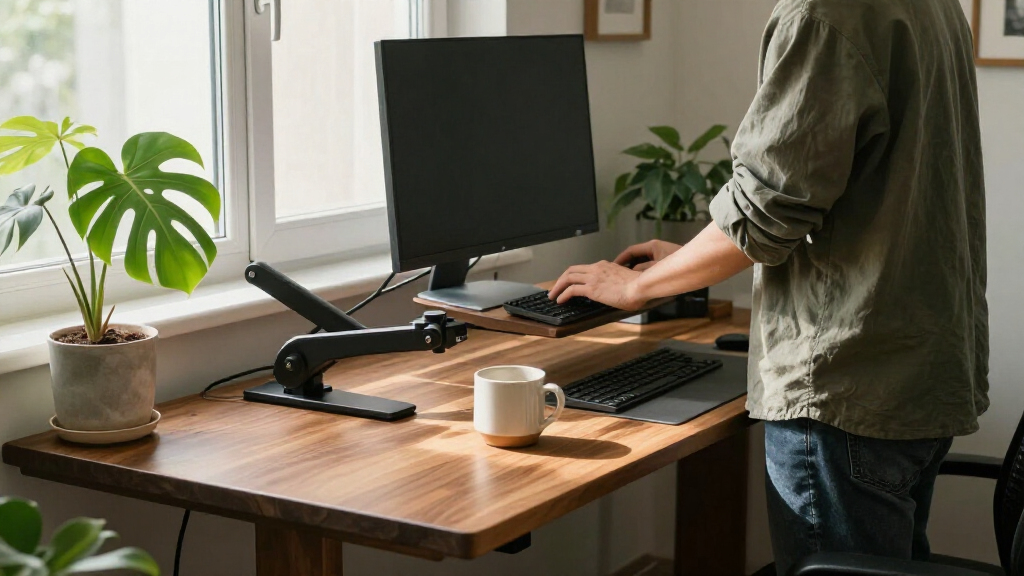 standing desk converters for home offices