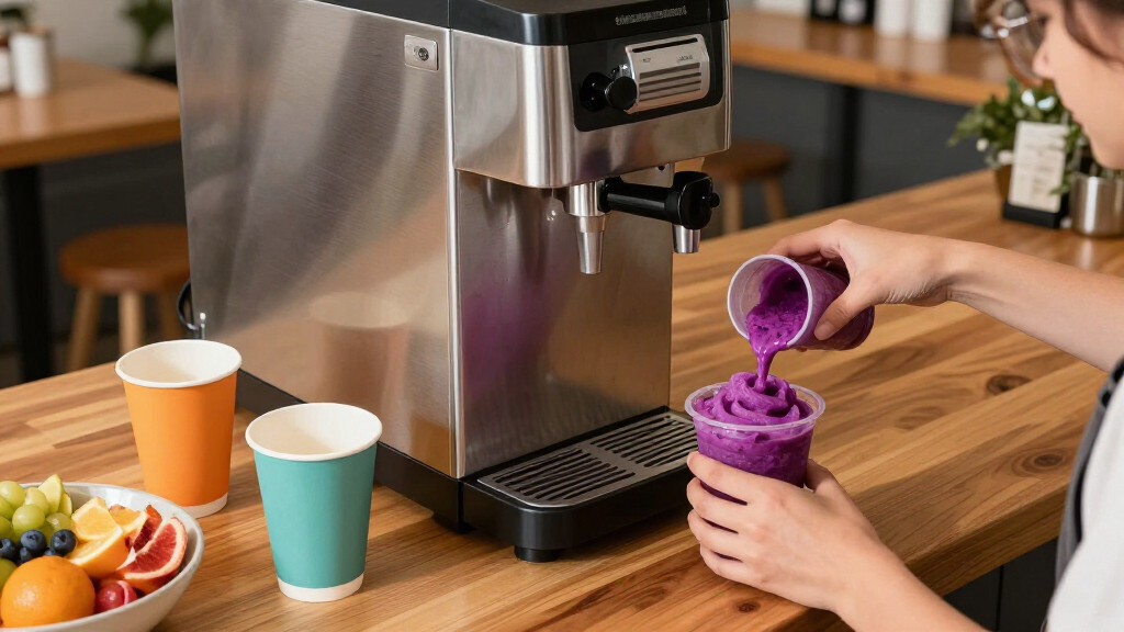 commercial slushie machine countertop