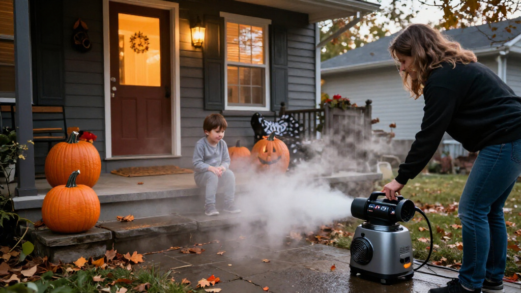 Halloween fog machines
