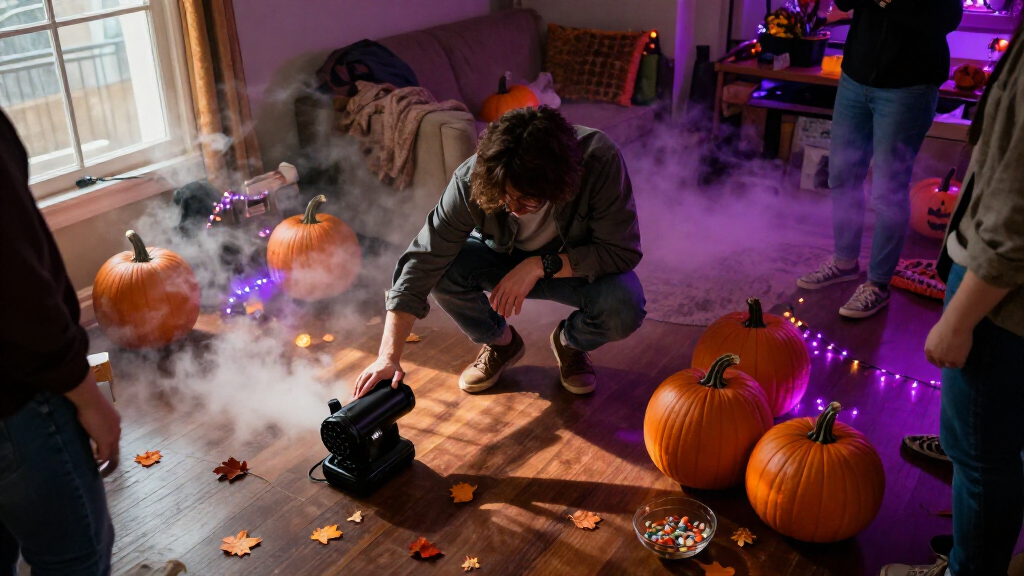 Halloween fog machines for home parties