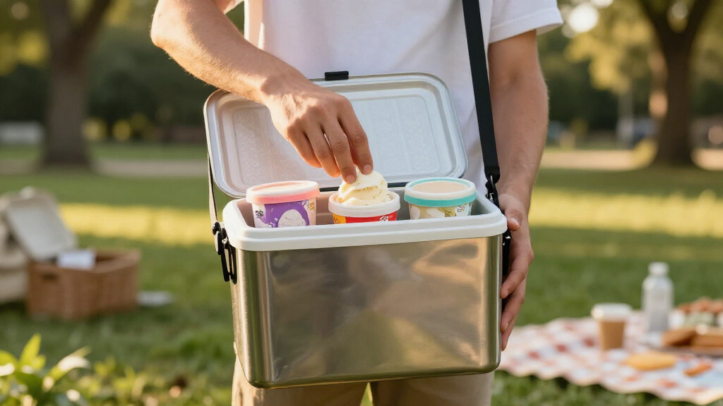 cooler bag for ice cream