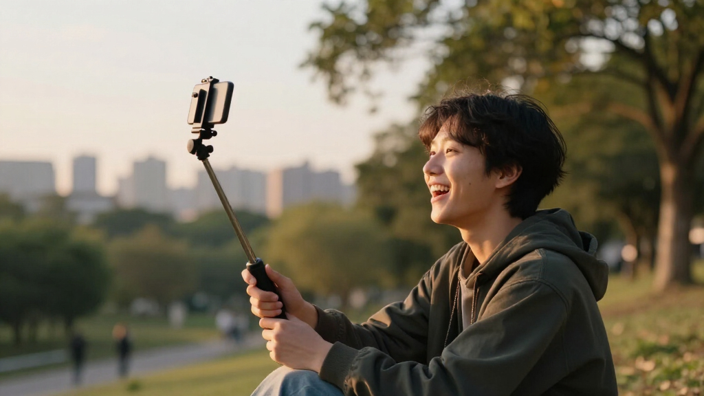 selfie stick tripods with remote